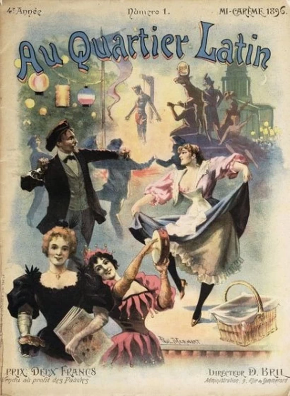 Au Quartier Latin Mi - Carême 1896